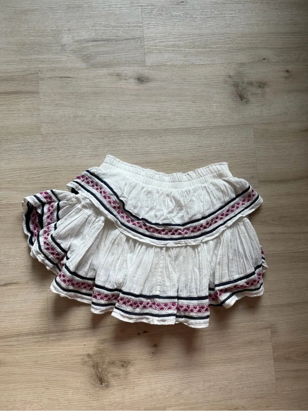 LoveShackFancy embroidered tiered